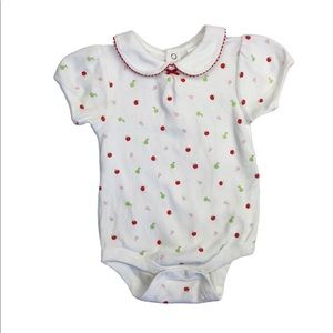 Gap Vintage Fruit & Flowers One Piece Bodysuit Size 3-6 Months